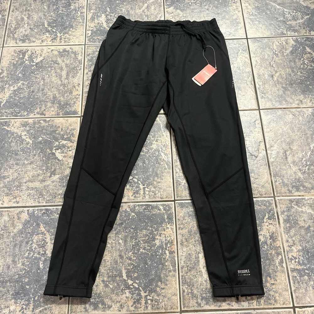 Running room activewear black jogger pants size large